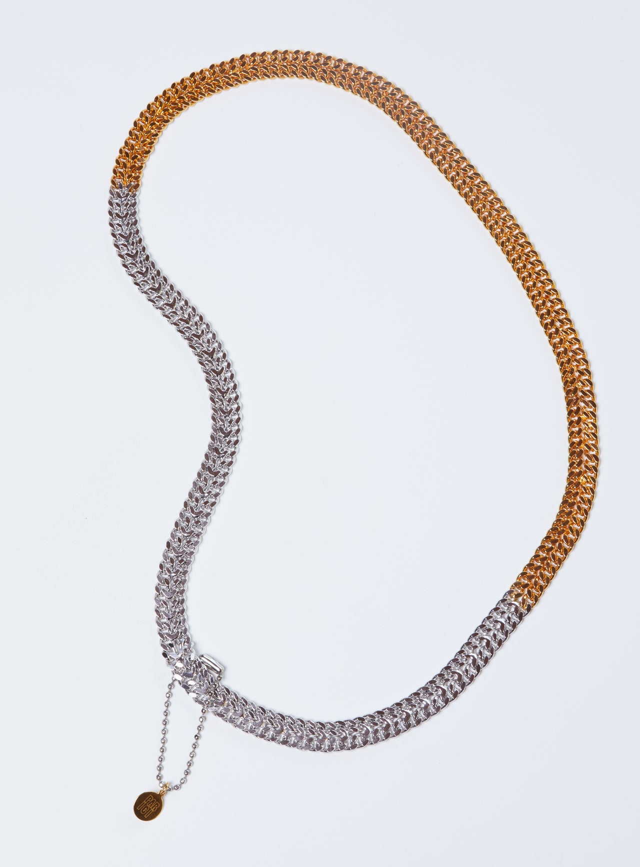 2Tone Double Wide Necklace