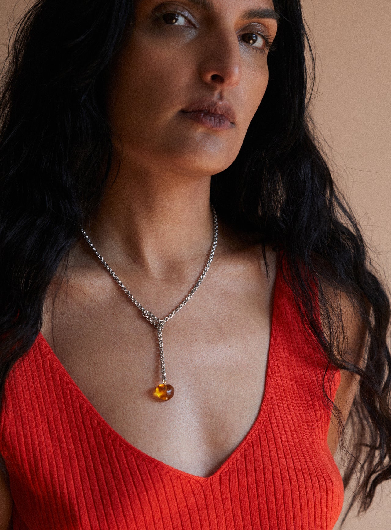 Heart Tie Necklace