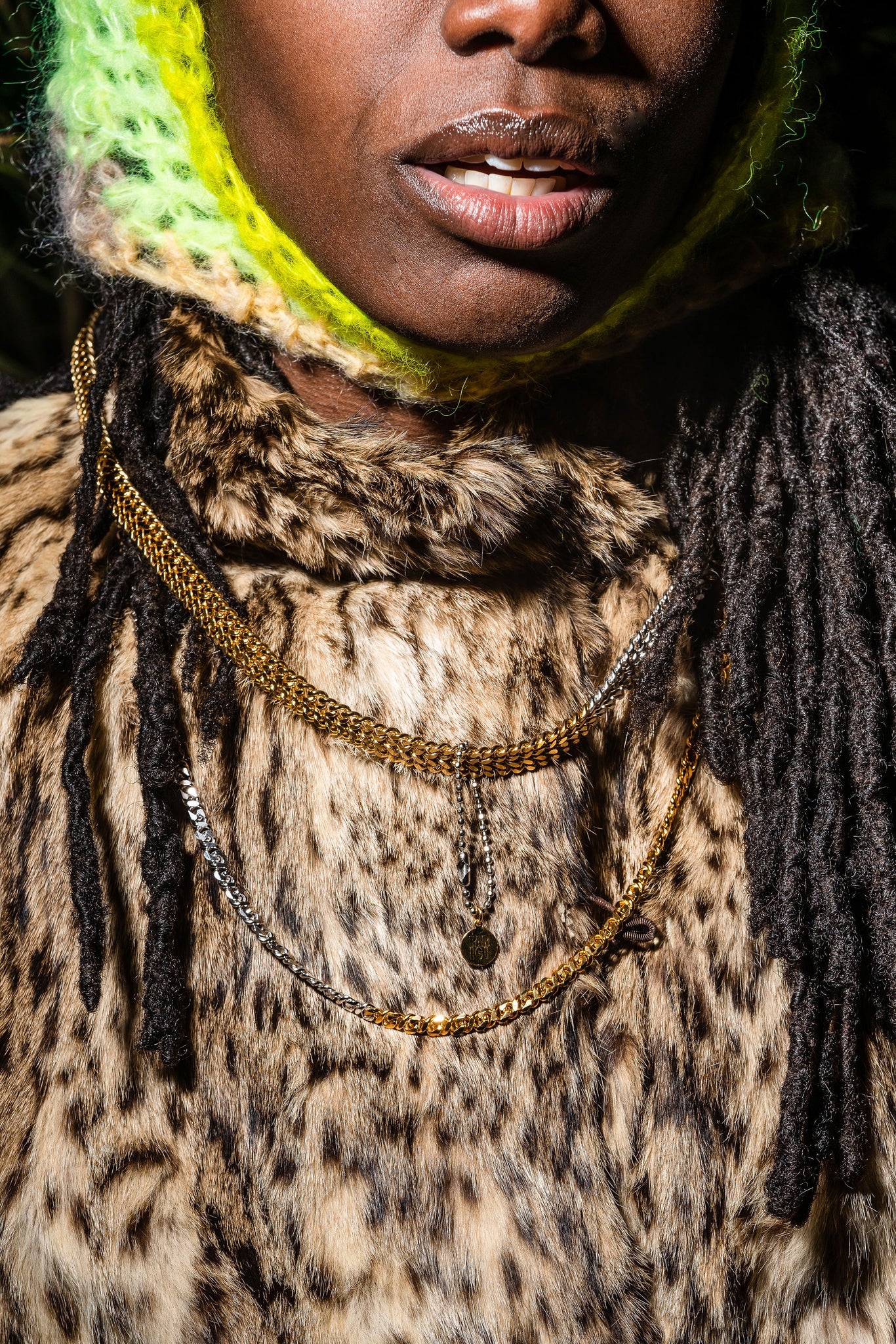 2Tone Double Wide Necklace