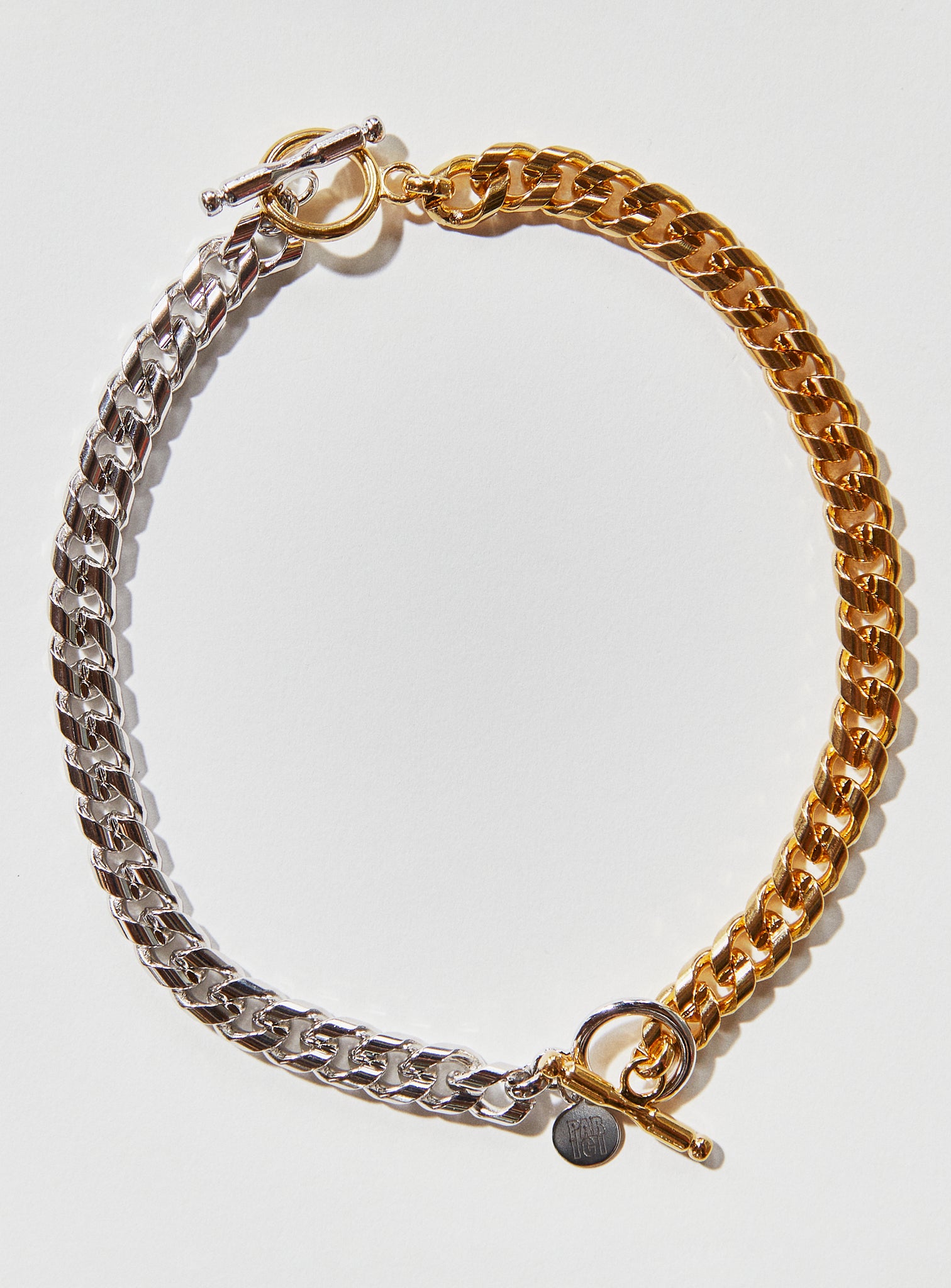 2Tone Soft Link Necklace/Bracelet Set