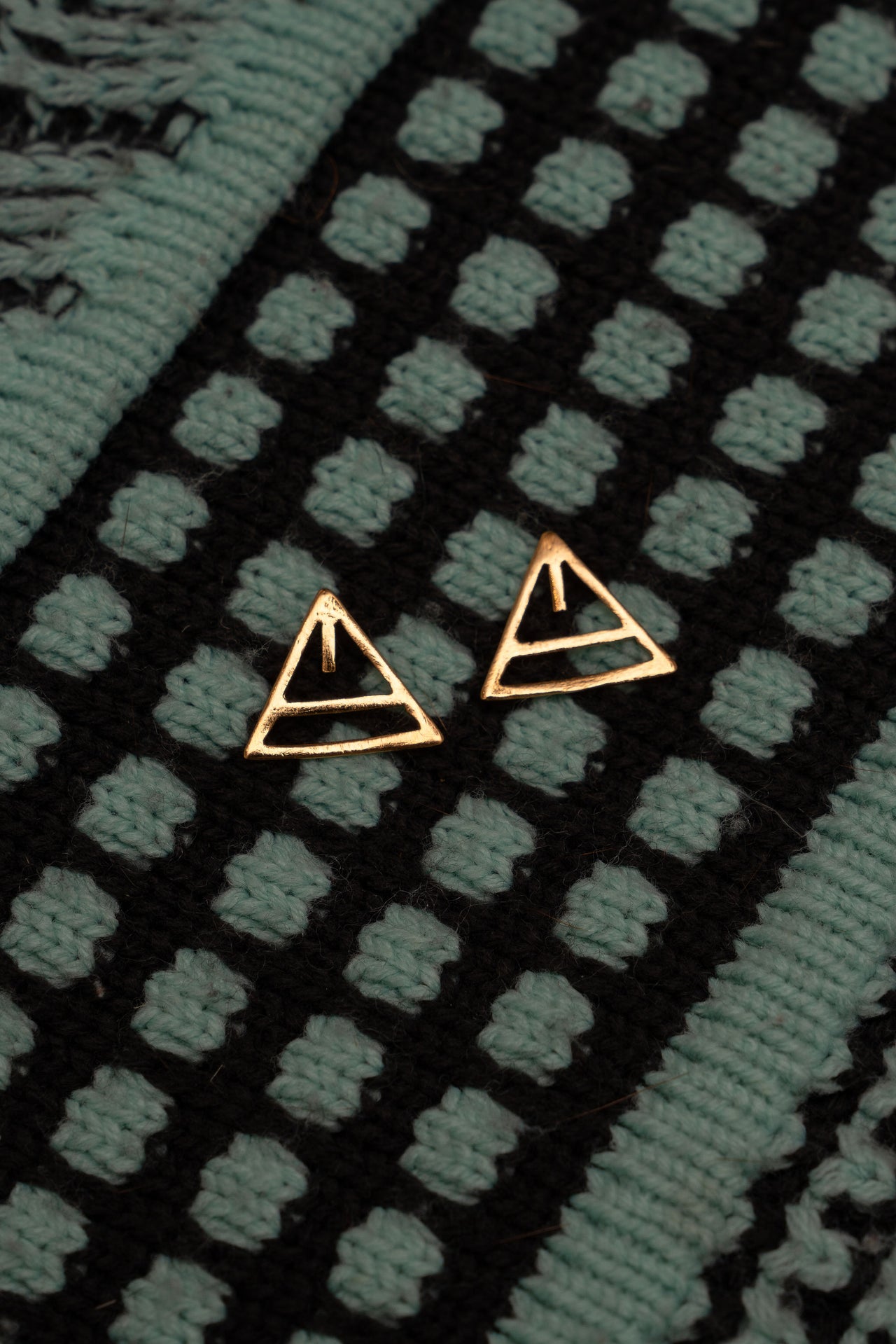Boucles d'oreilles triangulaires