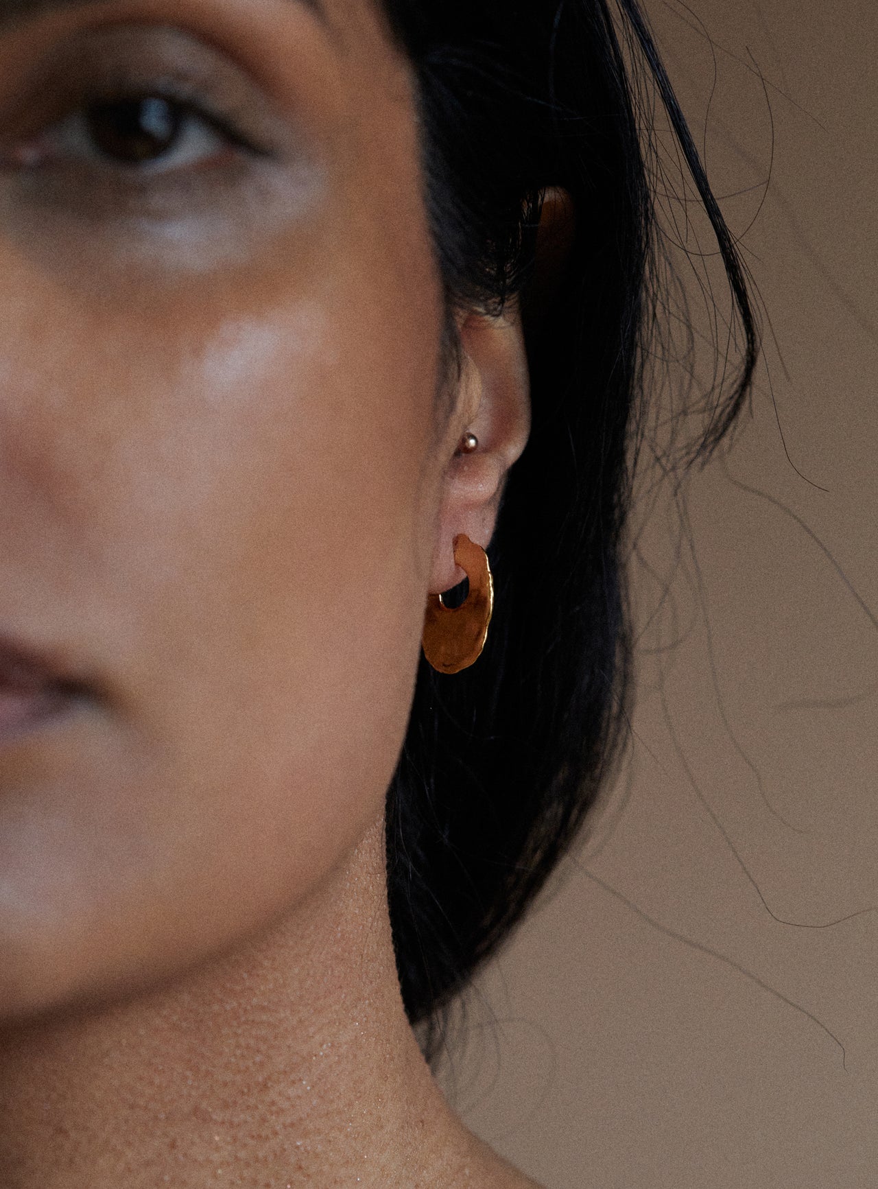 Small Oval Hoops